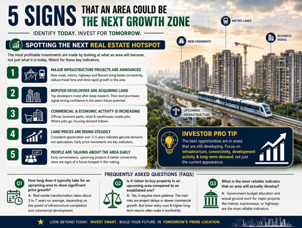 5 Signs That an Area Could Be the Next Growth Zone