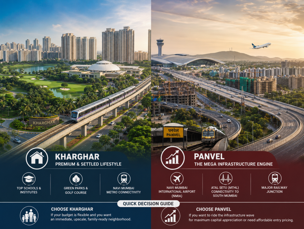   Kharghar Vs Panvel