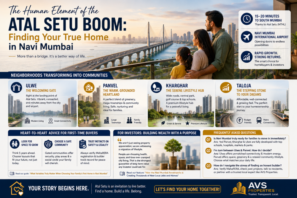 The Human Element of the Atal Setu Boom: Finding Your True Home in Navi Mumbai
